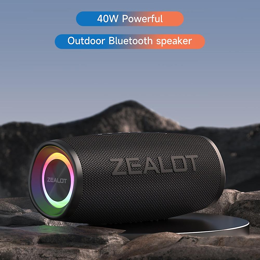 ZEALOT Fanatic S56 40W Haut-parleur Bluetooth IP67 Haut-parleur sans fil