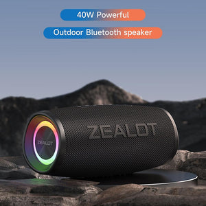 ZEALOT Fanatic S56 40W Haut-parleur Bluetooth IP67 Haut-parleur sans fil