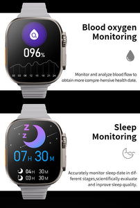 Waterproof Smart Watch for Men and Women ULTRA 8 with GPS Track