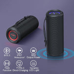 Cargar imagen en el visor de la galería, Lot Enceinte haut parleur bluetooth portable WISETIGER étanche IPX7, amplificateur de basses
