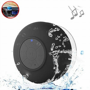 Haut parleur de douche LILFY Bluetooth étanche sans fil avec FM radio pour voyage, voiture