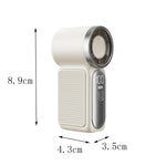 Charger l'image dans la galerie, Ventilateur portable de poche ZIN88, 5 vitesses réglables, rechargeable par USB type C, affichage numérique, ventilateur de bureau, ventilateur d'extérieur
