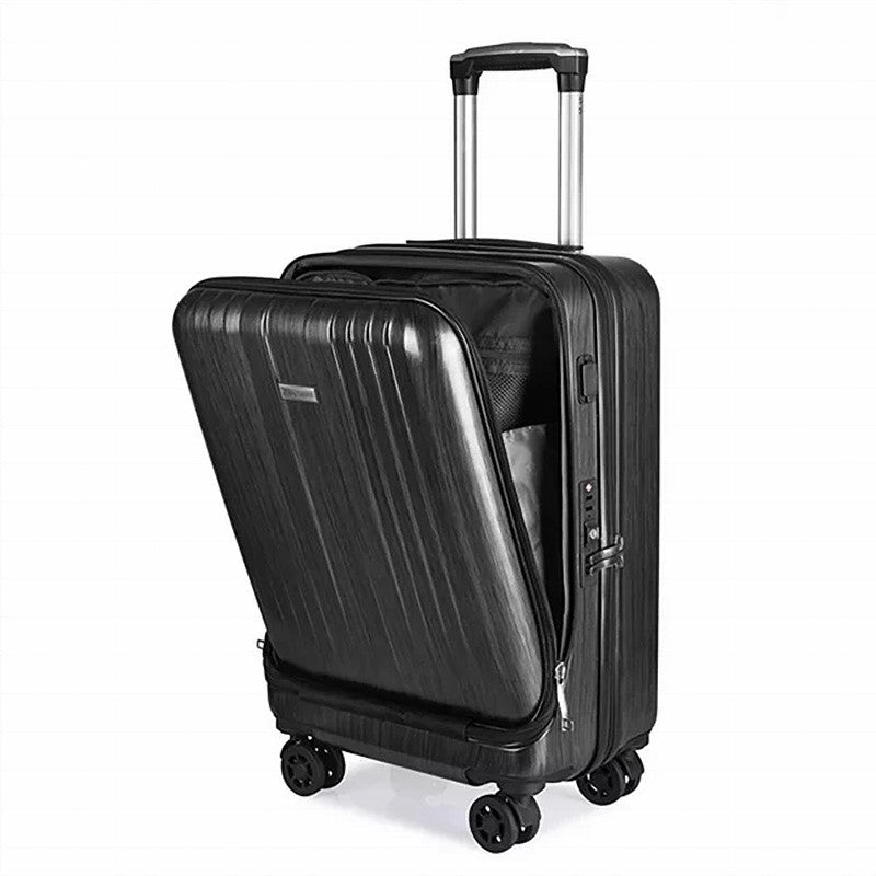 Bagage cabine, valise cabine DEON à roulette pour homme et femme avec espace pour ordinateur portable et chargement USB