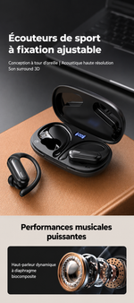 Load image into Gallery viewer, Ecouteurs Bluetooth sans fil ERAZER XT60pro Sport
