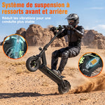Cargar imagen en el visor de la galería, Todimart D8 Electric Scooter 10 Inch Adult E Scooter Foldable with 48V 20Ah Battery 65-70KM Long Range  Big HD Display APP Control Double Braking System &amp; Shock Absorption Off Road Electric Scooters for Teens
