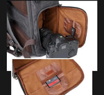 Cargar imagen en el visor de la galería, Sac à dos SENZU pour appareil photo, étanche, avec port USB, pour ordinateur portable 15.6 pouces également

