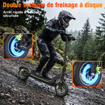 Cargar imagen en el visor de la galería, Todimart D8 Electric Scooter 10 Inch Adult E Scooter Foldable with 48V 20Ah Battery 65-70KM Long Range  Big HD Display APP Control Double Braking System &amp; Shock Absorption Off Road Electric Scooters for Teens
