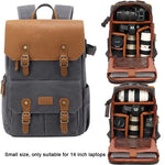 Cargar imagen en el visor de la galería, Sac à dos SENZU pour appareil photo, étanche, avec port USB, pour ordinateur portable 15.6 pouces également
