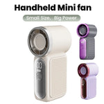 Charger l'image dans la galerie, Ventilateur portable de poche ZIN88, 5 vitesses réglables, rechargeable par USB type C, affichage numérique, ventilateur de bureau, ventilateur d'extérieur
