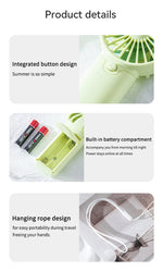 Load image into Gallery viewer, Mini ventilateur YOB1 léger et pratique à faible bruit
