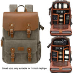 Cargar imagen en el visor de la galería, Sac à dos SENZU pour appareil photo, étanche, avec port USB, pour ordinateur portable 15.6 pouces également
