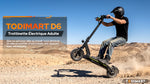 Cargar imagen en el visor de la galería, Todimart D8 Electric Scooter 10 Inch Adult E Scooter Foldable with 48V 20Ah Battery 65-70KM Long Range  Big HD Display APP Control Double Braking System &amp; Shock Absorption Off Road Electric Scooters for Teens

