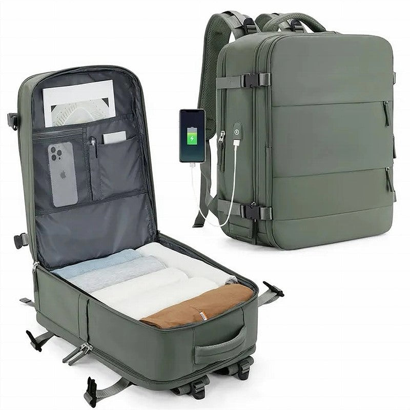 Bagage cabine avion, valise cabine avion LEWY multifonctionnel pour Easyjet 45x36x20 et Ryanair 40x20x25, bagage à main, sac à dos pour homme et femme