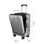 Cargar imagen en el visor de la galería, Bagage cabine, valise cabine DEON à roulette pour homme et femme avec espace pour ordinateur portable et chargement USB
