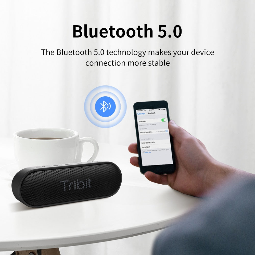 Enceinte portable bluetooth Tribit sans fil haut parleur avec basse intense