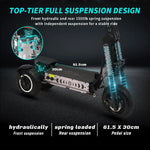 Load image into Gallery viewer, Trottinette électrique OOTD T30 3200 W à trois roues, avec double chargeur, noire
