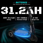 Load image into Gallery viewer, Trottinette électrique OOTD T30 3200 W à trois roues, avec double chargeur, noire
