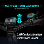 Load image into Gallery viewer, Trottinette électrique OOTD T30 3200 W à trois roues, avec double chargeur, noire
