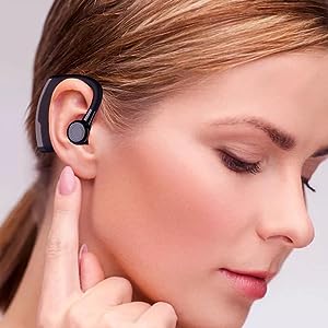 Auriculares internos inalámbricos Bluetooth IK V9 compatibles con sistema operativo y Android