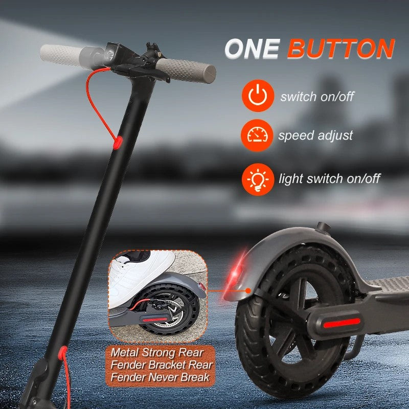 AOVO PRO Trottinette électrique ES80 M365PRO Scooter - 350W - 10.5Ah - Noir