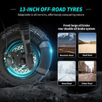 Load image into Gallery viewer, Trottinette électrique OOTD T30 3200 W à trois roues, avec double chargeur, noire
