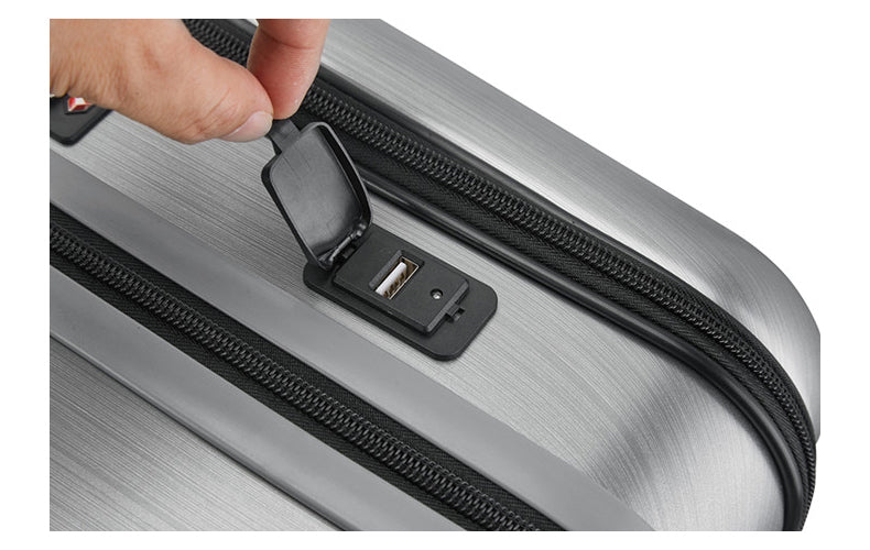 Bagage cabine, valise cabine DEON à roulette pour homme et femme avec espace pour ordinateur portable et chargement USB