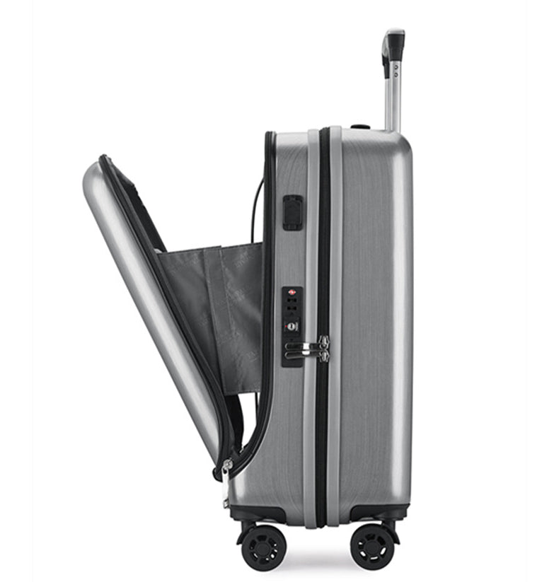 Bagage cabine, valise cabine DEON à roulette pour homme et femme avec espace pour ordinateur portable et chargement USB