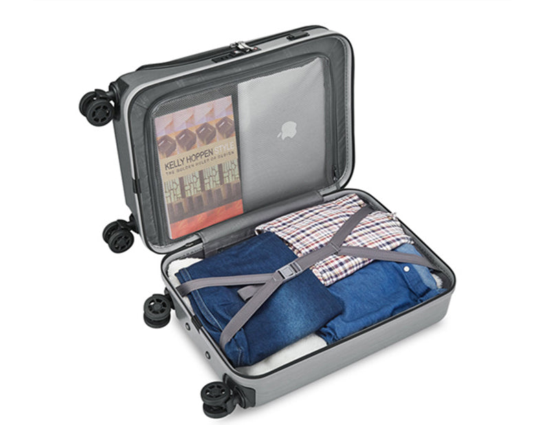 Bagage cabine, valise cabine DEON à roulette pour homme et femme avec espace pour ordinateur portable et chargement USB