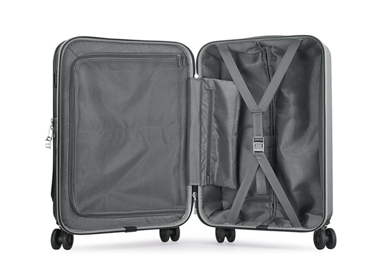 Bagage cabine, valise cabine DEON à roulette pour homme et femme avec espace pour ordinateur portable et chargement USB