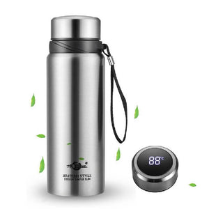 Very large capacity Thermos bottle in oxidizable steel