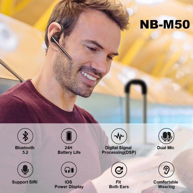 Oreillette Bluetooth NEW BEE M50 anti-bruit