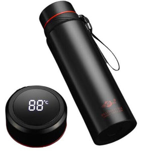 Very large capacity Thermos bottle in oxidizable steel