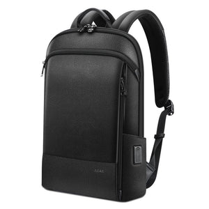 Sac à dos ultra léger BOPAI LITROS en cuir véritable pour ordinateur portable 15,6 pouces