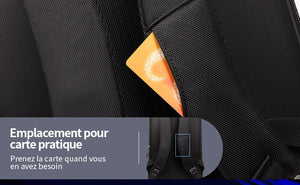 Sac à dos unisexe BOPAI LEGE pour ordinateur portable 15,6 pouces