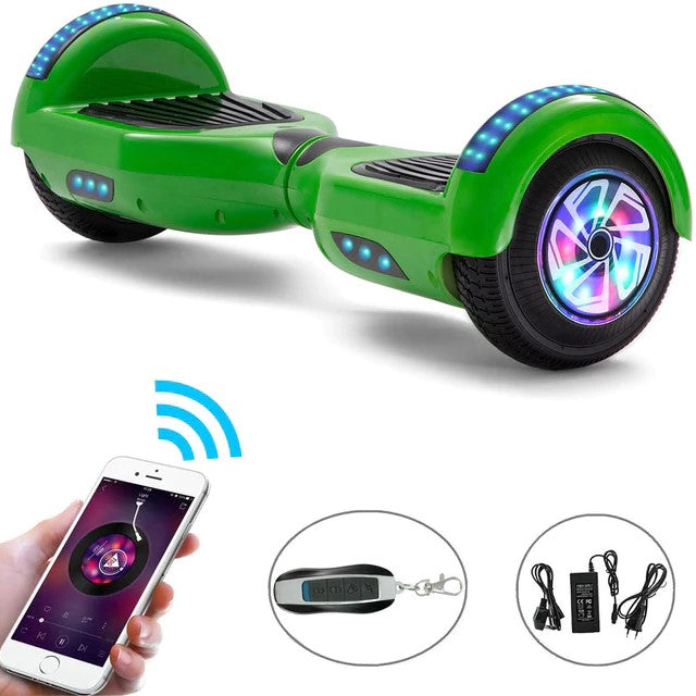 TWITCH COLORS 6.5 inch hoverboard with bluetooth and LED tire