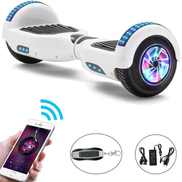 TWITCH COLORS 6.5 inch hoverboard with bluetooth and LED tire