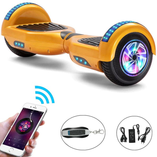 TWITCH COLORS 6.5 inch hoverboard with bluetooth and LED tire